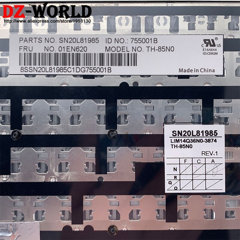 Originele Geen Noorse Keyboard Voor Lenovo Thinkpad 13 Gen 2 T470S S2 T460S Laptop 01EN620 01EN661