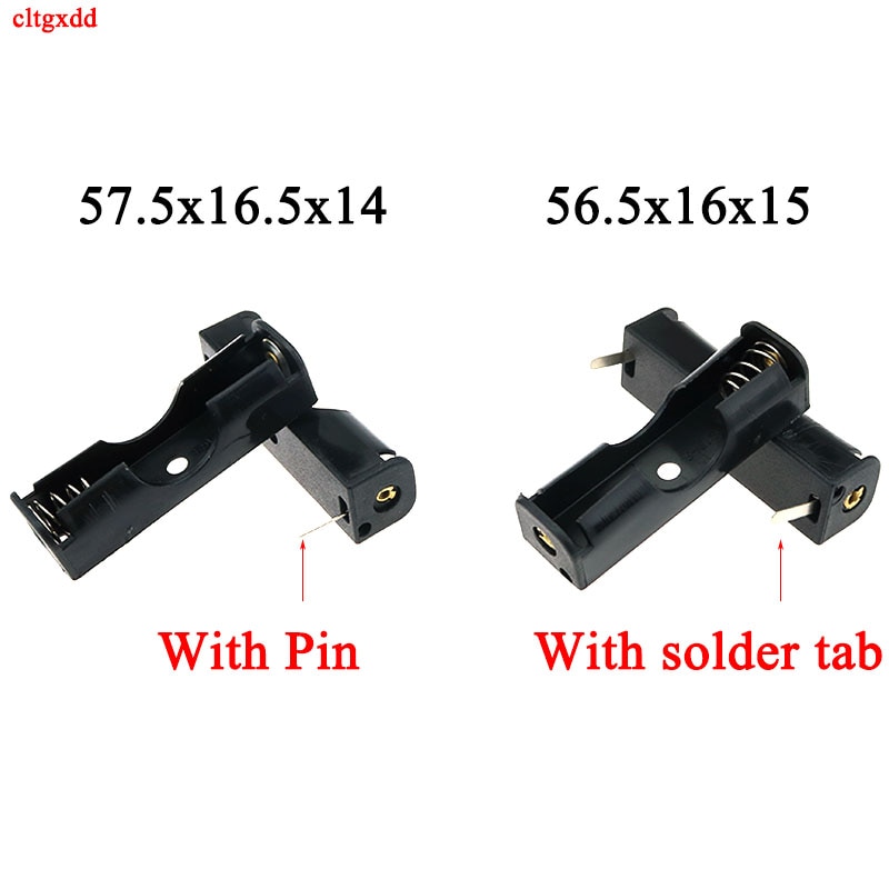 1Pcs Single Slot AA Battery Holder Spring Case Box Clip With Pin Connecting Solder for 1.5V AA Batteries Power Supply
