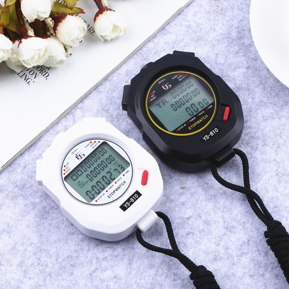 Profession elle Handheld digitale Stoppuhr Timer Outdoor Sport Training Timer Chronograph Stoppuhr 0,01 s Präzision Timer Werkzeuge