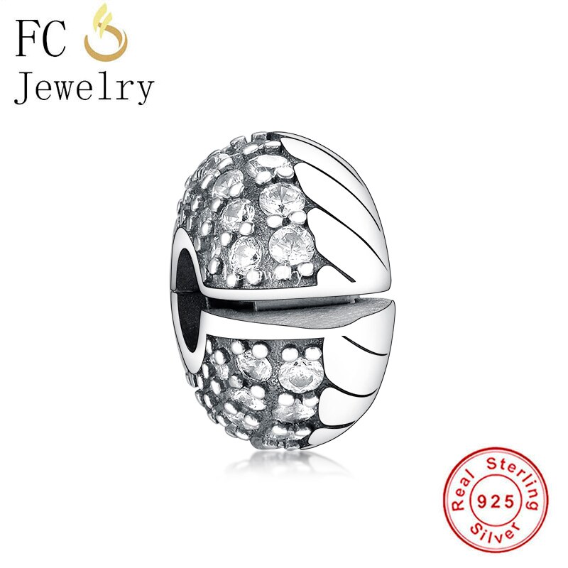 FC Jewelry Fit-pulsera de plata de ley 925 para mujer, cierre redondo, fabricación de cuentas, Berloque: FC1661