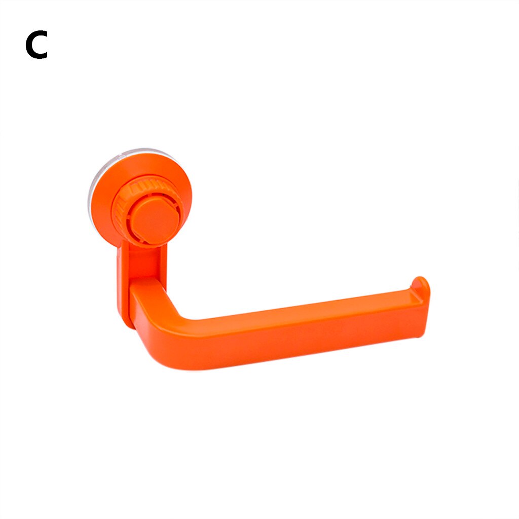 Toilet Paper Holder Super Storage Suction Cup Wall Mount Removable Rack M0813: C