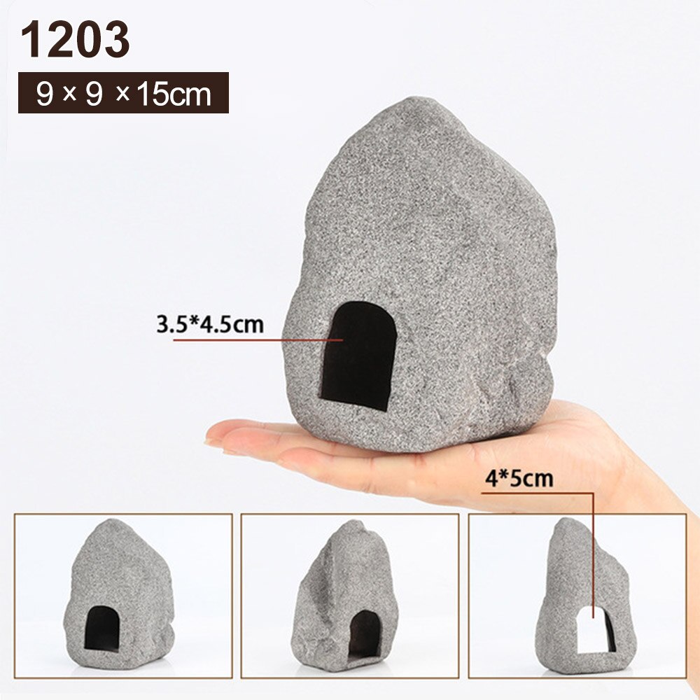 Aquarium keramische grot aquarium decoratie cichliden stenen rots grot aquarium aquarium keramische grot ornament aquarium accessoires: 4