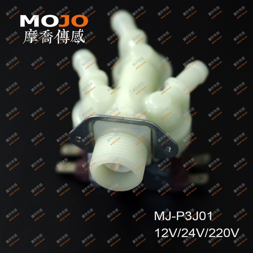 MJ-P3J01 G3/4"-12mm Three output Normally Closed Inlet solenoid valve(1pcs/lots)