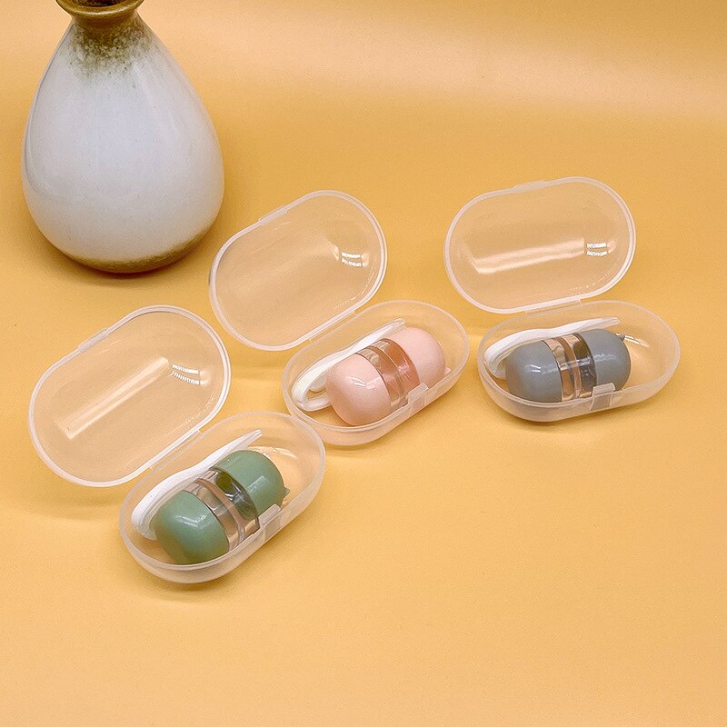 Cartoon Cute Cat Contact Lenses Tweezers Suction Stick Set Eyes Care Travel Kit Contact Lens Box for Women Contact Lenses Case