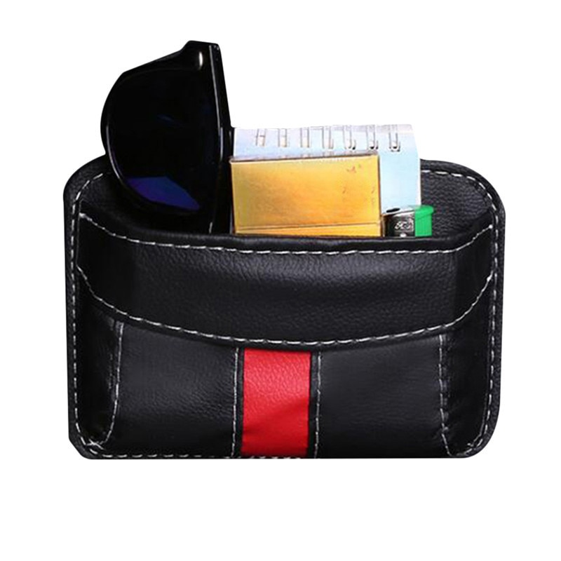 1PC Car Storage Bag Pocket Cage Car Seat Car Door Crack Debris Hanging Mobile Phone Storage Shelf Storage Box
