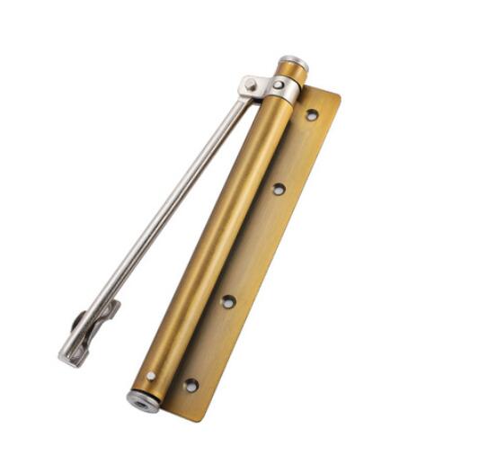 Hydraulic Door Closer Hinge Spring Adjustable Stainless Steel Concealed Automatic Door Closure Fire Mounted Home Door Hardware: 5