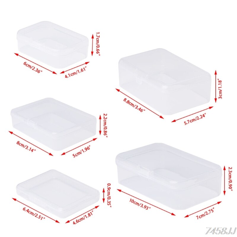 Transparent plastic box Storage Collections Product packaging box dressing case Case G03