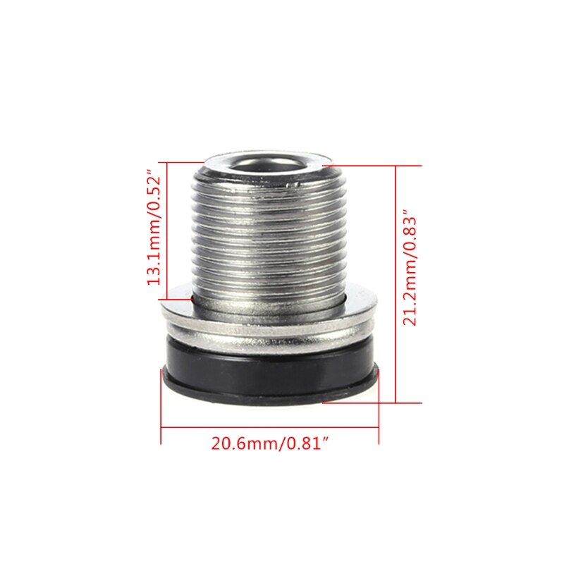 Bicycle Screw Waterproof Crank Bolt M15For Bike Bottom Bracket Axle