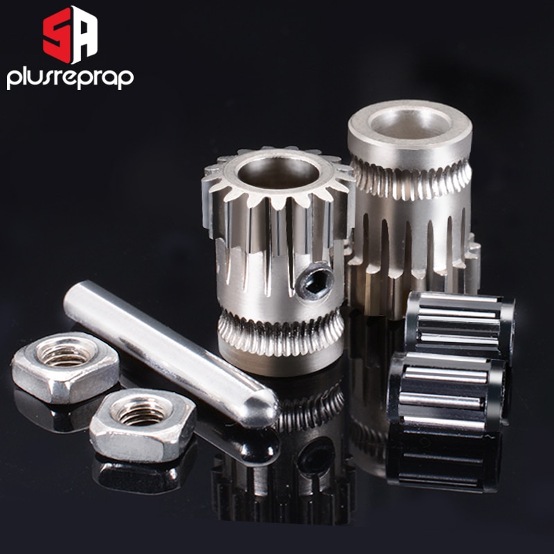 Dual Drive Getriebe Extruder Kit Geklonte Btech verwenden für Prusa i3 3D Drucker Getriebe Mini Bowden Extrusion Ender 3 CR10/10S PRO
