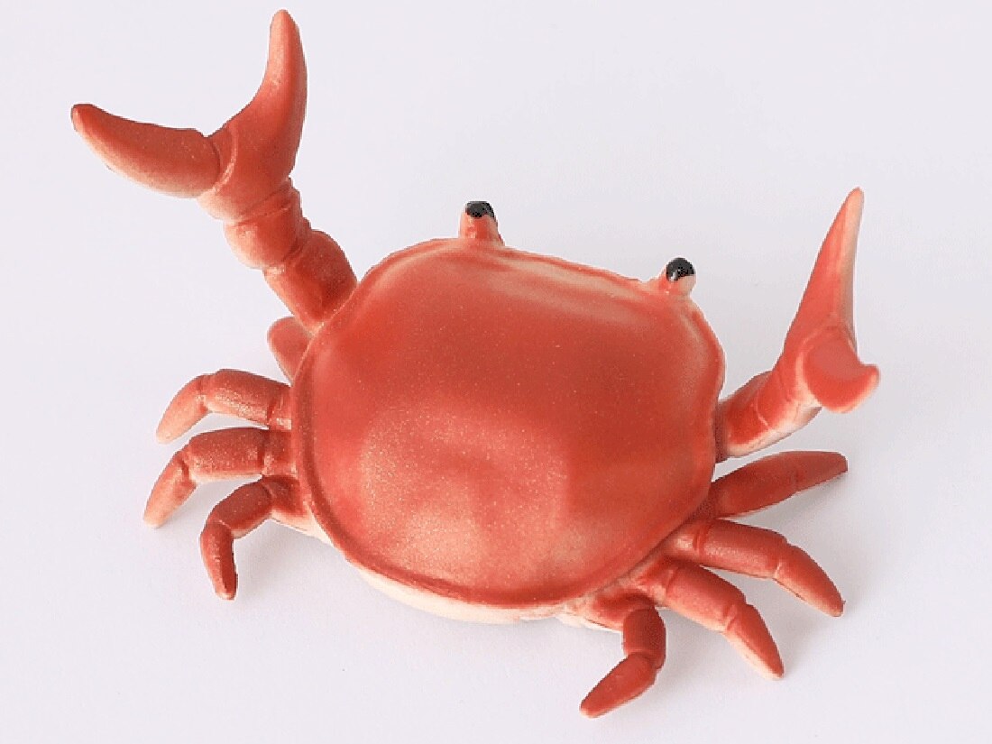 1PCS Japanese Cute Crab Pen Holder Lovely Weightlifting Crabs Penholder Bracket Storage Rack Funny Stationery