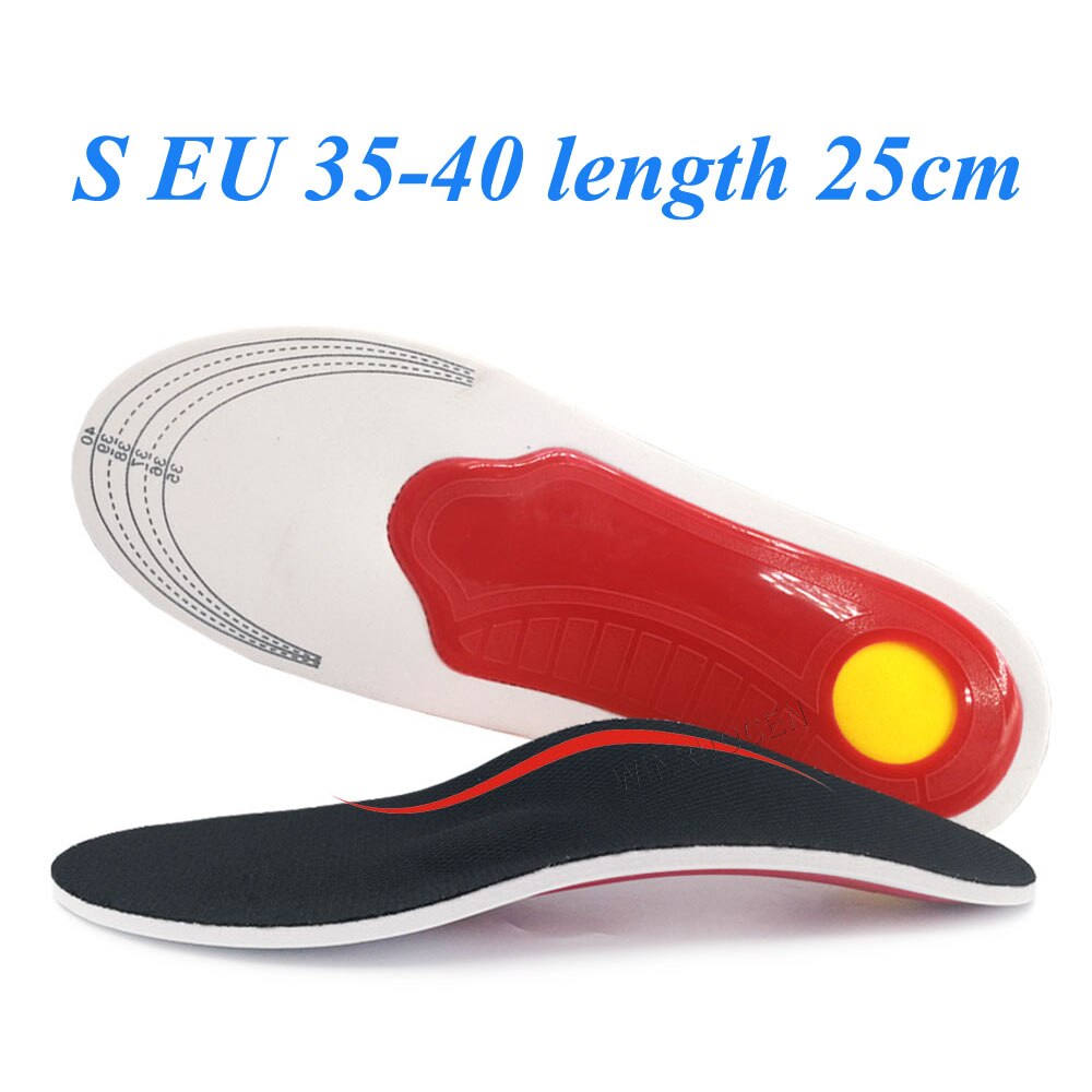 WINRUOCEN EVA Orthotics Insole Healthy Care Varus Flat Foot For X-Legs Valgus Shoes Insert Arch Support Plantar Fasciitis Pads: S EU 35-40