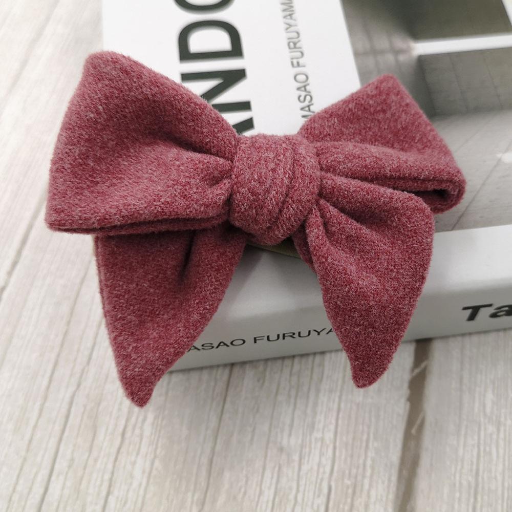 Baby Hoofdband Bow Hoofdbanden Voor Meisje Wollen Hoofd Band Dunne Nylon Haarband Pasgeboren Fotografie Props Peuter Haaraccessoires: 6