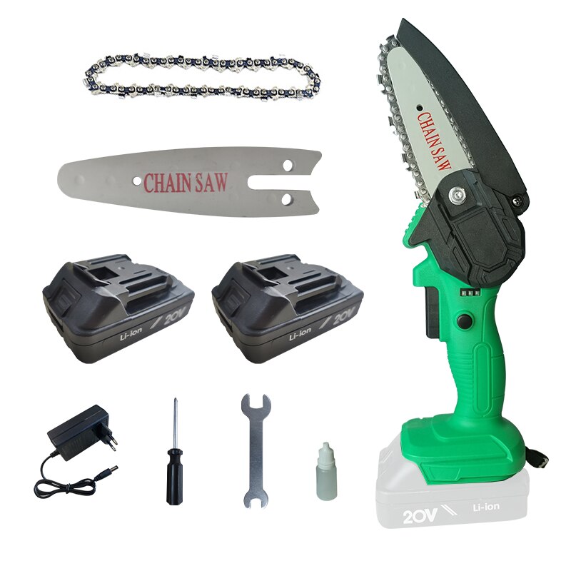 Elektrische Mini Kettensägen Rebschnitt Kettensäge Cordless Garten Baum Bush Cuttting Trimmen Sah Für Holz Schneiden Mit Lithium-Batterie