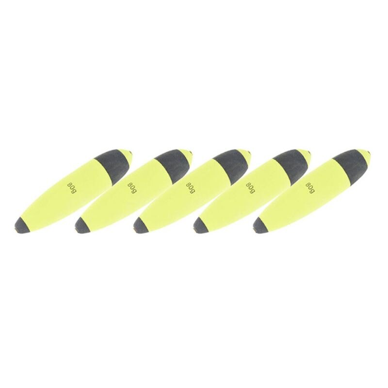 PXPF 5 pcs/pack EVA Foam Bobber Float Floatability Saltwater Fishing Buoys Catfish Pique Floats Live Bait: 80g
