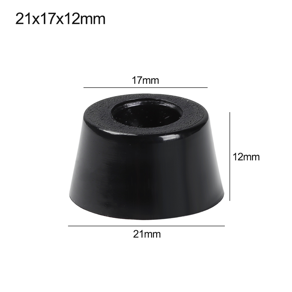 10 Stuks Speaker Kast Meubels Stoel Tafel Doos Conische Rubber Voet Pad Rvs Stand Schokdemper Stroefheid: MULTI