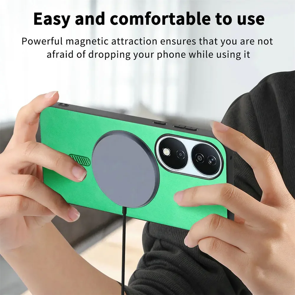 Honor 90 Lite 90Smart 5G 2024 Funda de lujo Funda de cuero con imán Funda Magsafe Honor 90 Funda inteligente para teléfono Honor90 Pro 100 Funda trasera