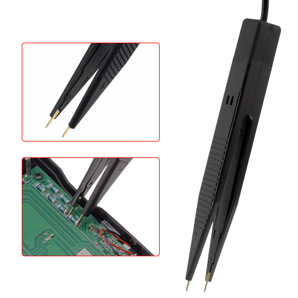 69cm Multimeter Tweezers Probe Digital Multimeter SMD SMT Test Clip Meter Probe for FLUKE for Vichy Resistor Multimeter Tester
