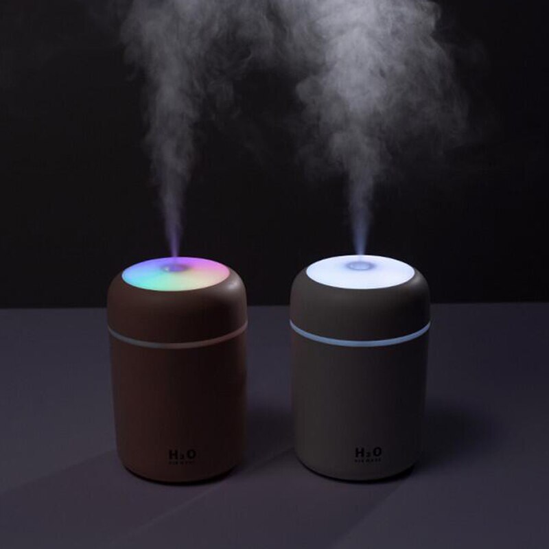 300ml Air Humidifier Led Light USB Ultrasonic Dazzle Cup Aroma Diffuser Cool Mist Maker Aromatherapy Humidificador Difusor