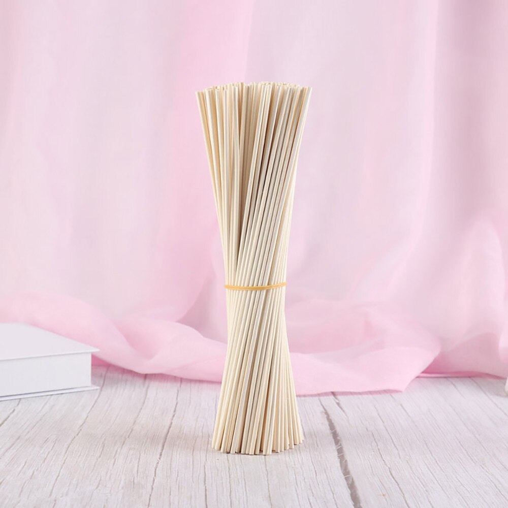 100Pcs Rotan Reed Sticks Geur Reed Diffuser Aroma Olie Diffuser Rotan Sticks Voor Thuis Badkamers Geur Diffuser