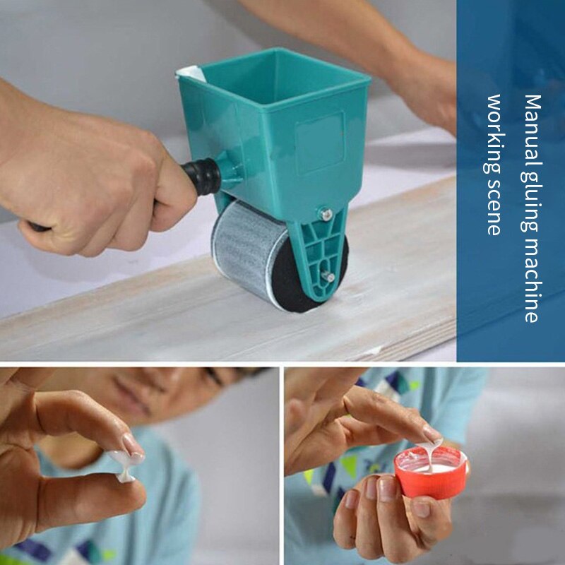 Pegamento portátil ajustable de 3 pulgadas, aplicador Manual de rodillos para carpintería de carpintero