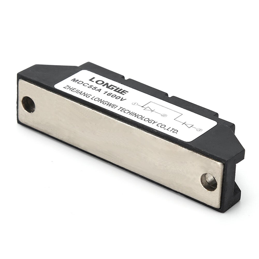 Longwe diode likeretter modul mdc 25a 55a 1600 vdc enfase effekt halvlederreléer for ac-dc motorkontroll