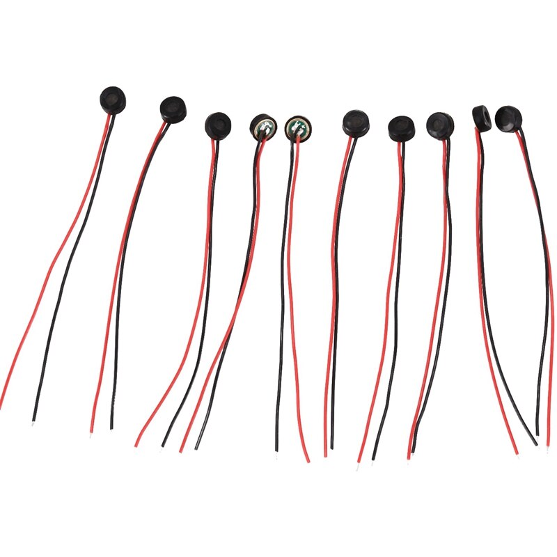10pcs Electret Condenser MIC 4mm x 2mm for PC Phone MP3 MP4: Default Title