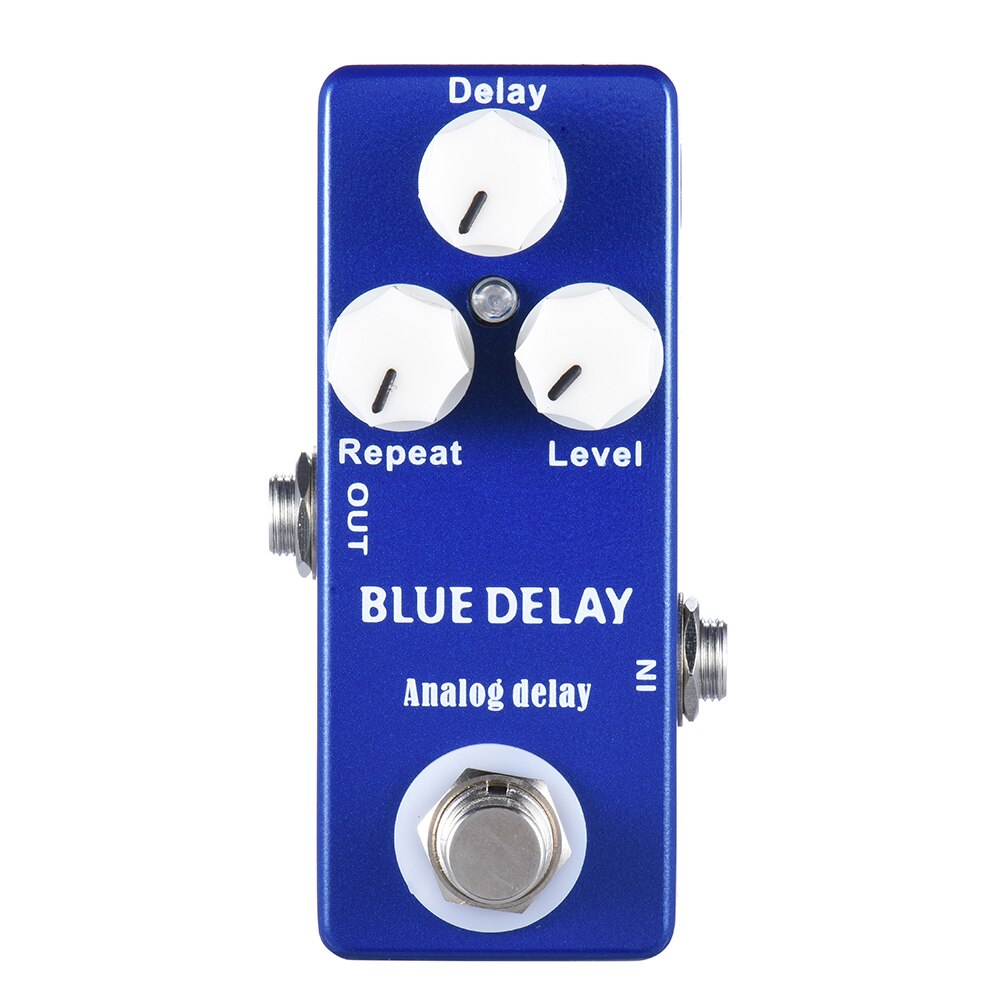 MOSKY Guitar Effect Pedal Reverb Delay Distortion Overdrive: blue delay