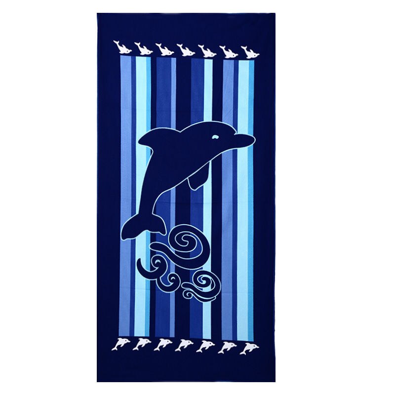 Microfiber Handdoek Voor Zwemmen Strand Gym Bad Reizen Outdoor Sport: DOLPHIN