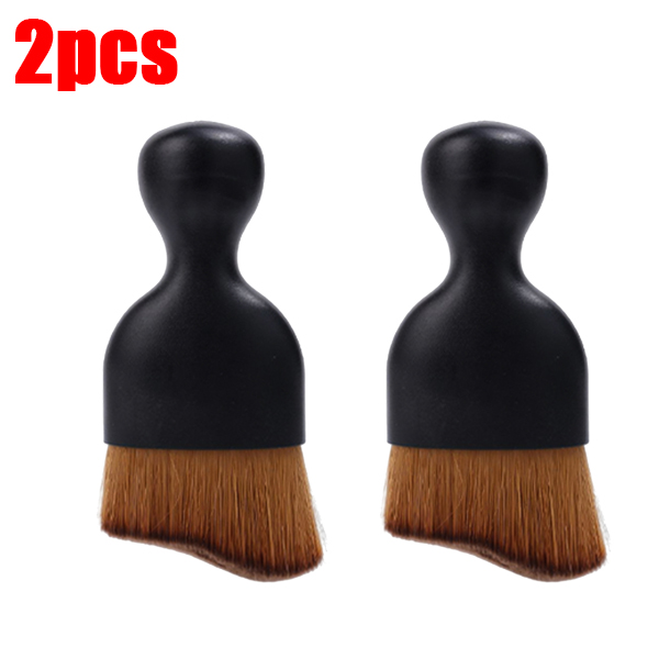 Brosses pour Livres d'Nikde Voiture, Outil de Nettoyage de Console Centrale, Brosse Douce avec Coque, Anti-Poussière pour Crevasse: Black