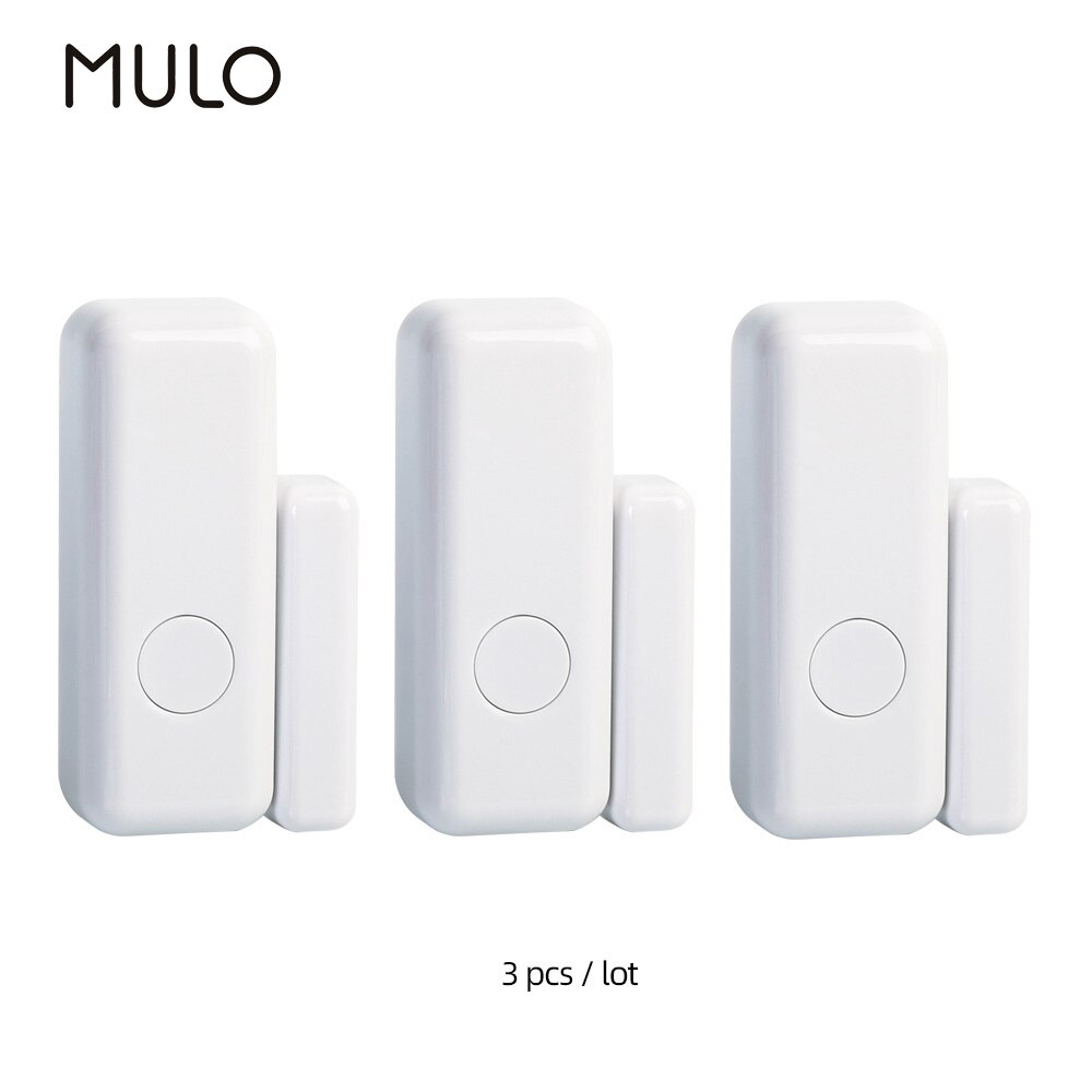 MULO Door Window Sensor Detectors Compatible with 433MHz Wireless Alarm System PG107 PG106