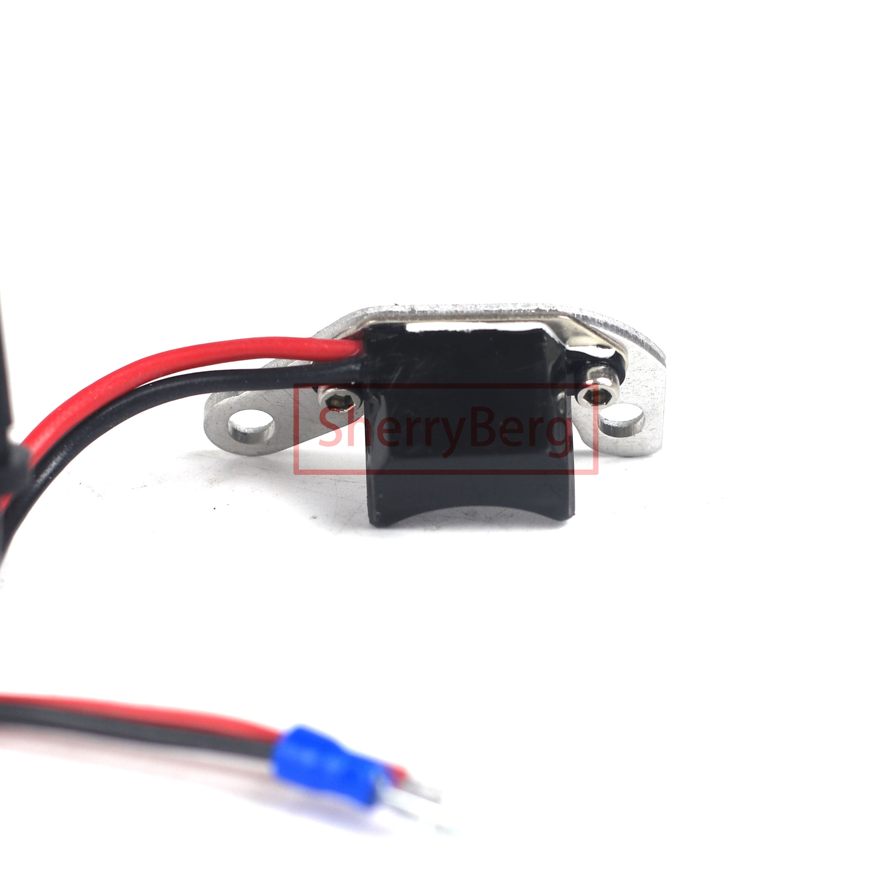 SherryBerg Distributor Electronic Ignition Kit for Lucas 45D 43D &amp; 59D Distributor Positive Earth Extra Aluminum plate