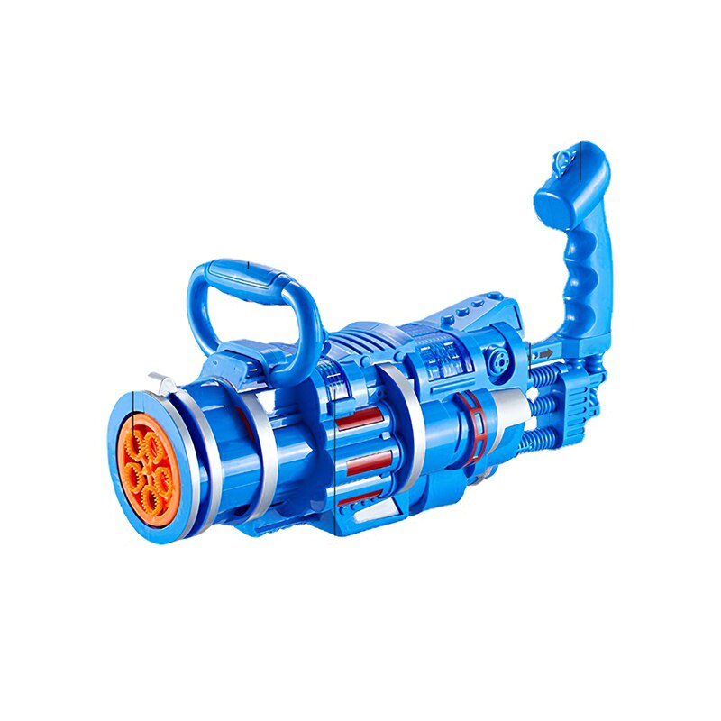 Hand-Held Bubble Machine Draagbare Bubble Gun Blower Voor Kids Party Favor Bruiloft Creëren Gelukkig Sfeer 500 Kleurrijke Bellen: Blue