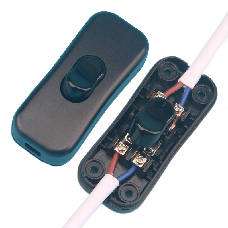 Inline Rocker Lamp Switch - Lamps And Lights Ltd