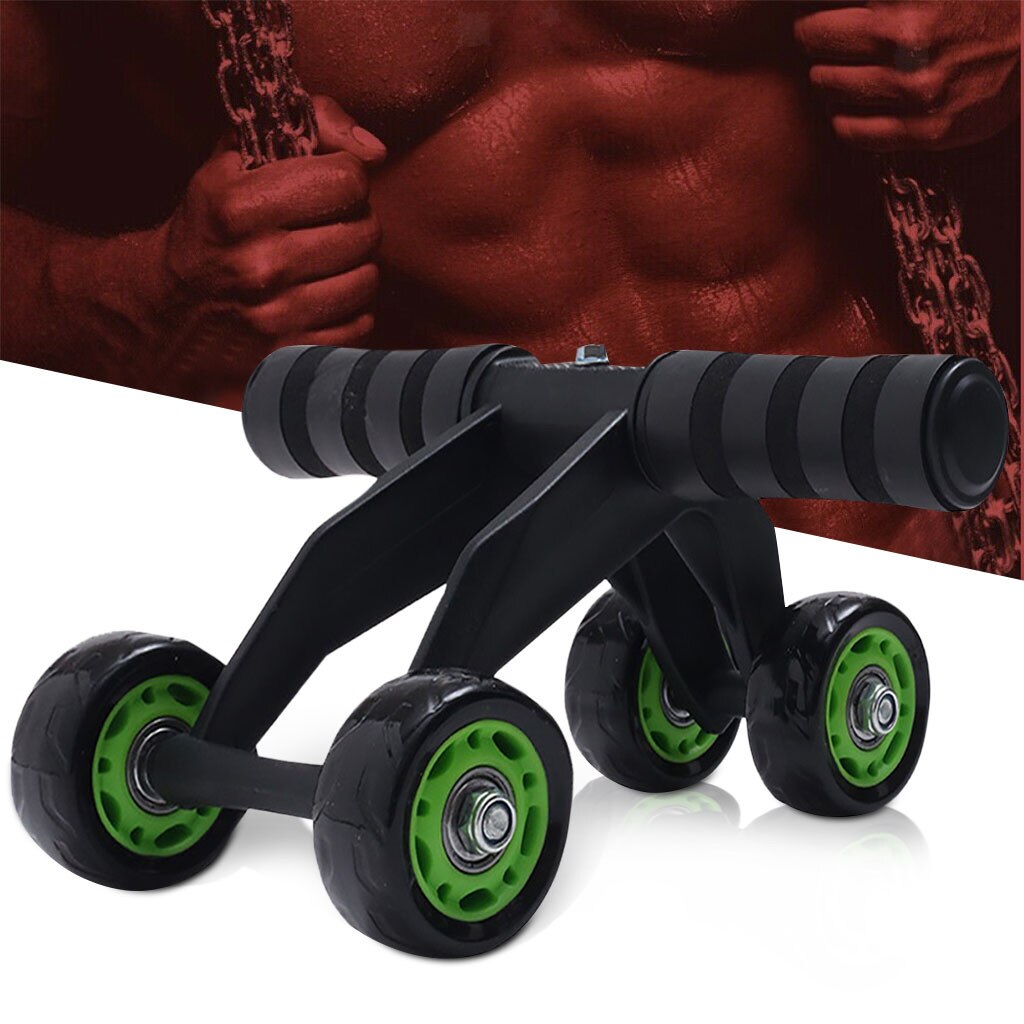 Fitness Ab-Roller System Abdominale Abs Oefening Workout 4-Wiel Volledige Fitness Oefening Schoolslag Trainer Draagbare Veiliger gebruik