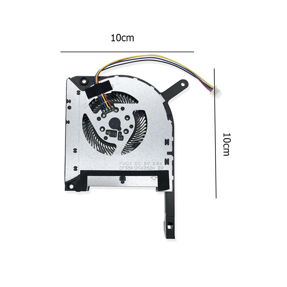 CPU GPU Laptop Cooling Fan 4 Pin For ASUS ROG ASUS TUF Gaming FX505/A15 FA506IU Asus Gaming A15 FA506 IV FA506IU: Gold