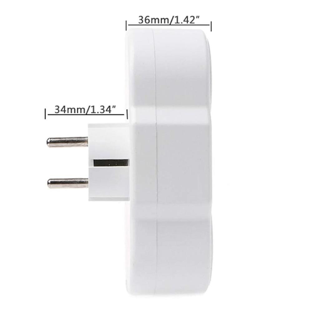 Potrójna wtyczka kontakt ochronny wielokrotna wtyczka zasilania adapter dystrybucji ue robić rosyjskiej gniazdo konwersji wtyczki
