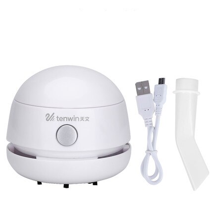 Tenwin mini odkurzacz robić biurka robić domowego biura nowatorski projekt i łatwy w użyciu kurz biurkowy: biały