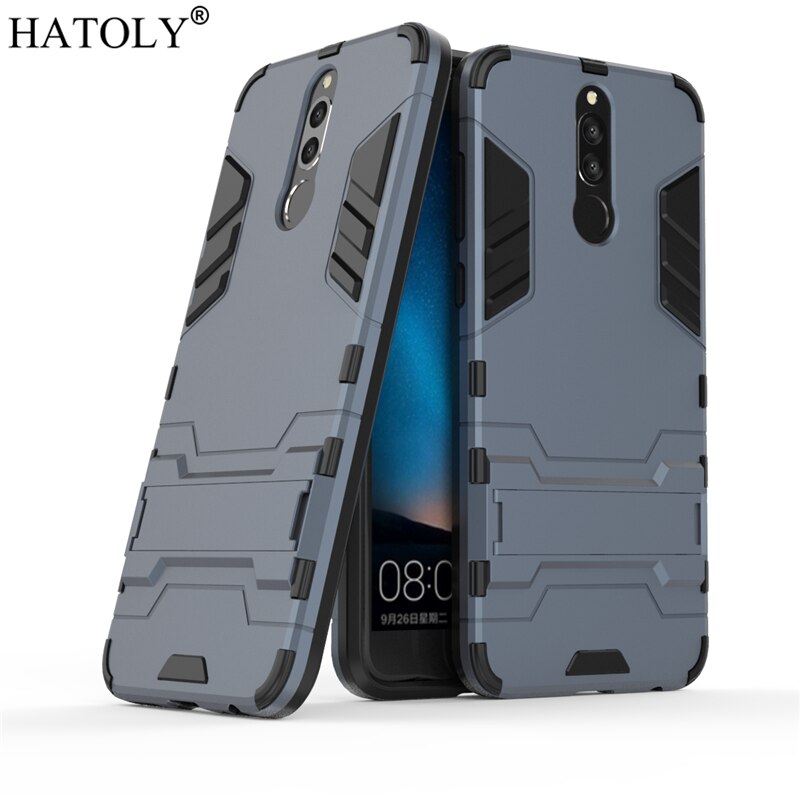 Funda rígida para Huawei Mate 10 Lite, carcasa de Robot, carcasa protectora para Huawei Mate 10 Lite: Navy Blue