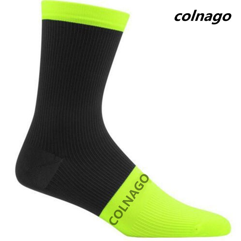 S005 unisex sykkelsokker høy elastisitet utendørs sport slitesterke sokker deodorisering pustende for 6 farger valgfritt