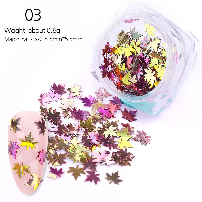 Holographiques ongles paillettes mélange étoile coeur rond flocons miroir irrégulière Paillette ultra-mince paillettes 3D Nail Art décoration: 9