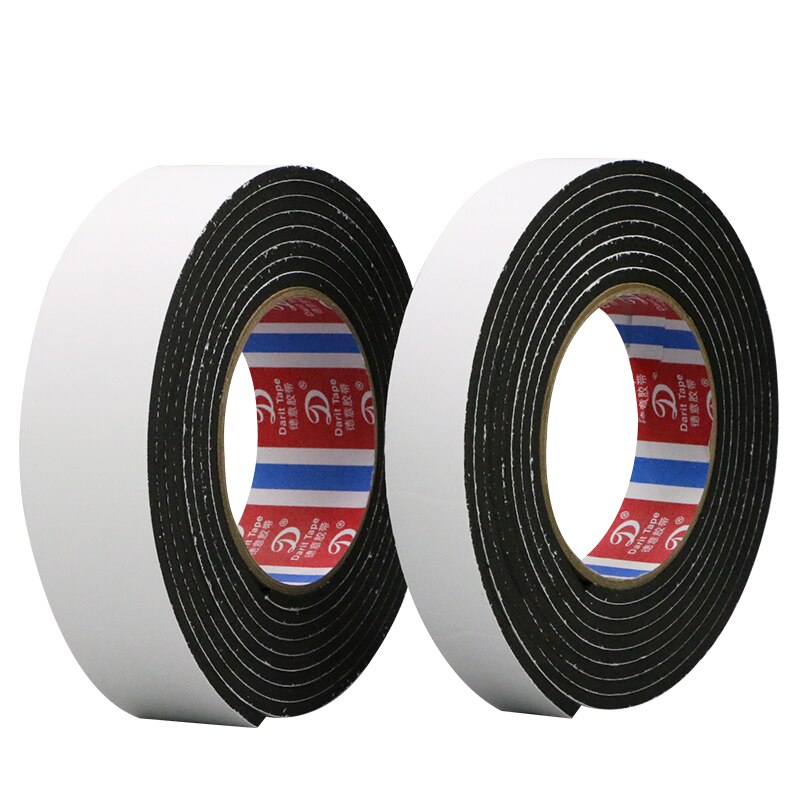 Strong Adhesion Sponge Tape Foam One-sided Tape Thickened Embossed Furniture Anti-Collision Anti-Slip Sponge Tape Can Be Cut