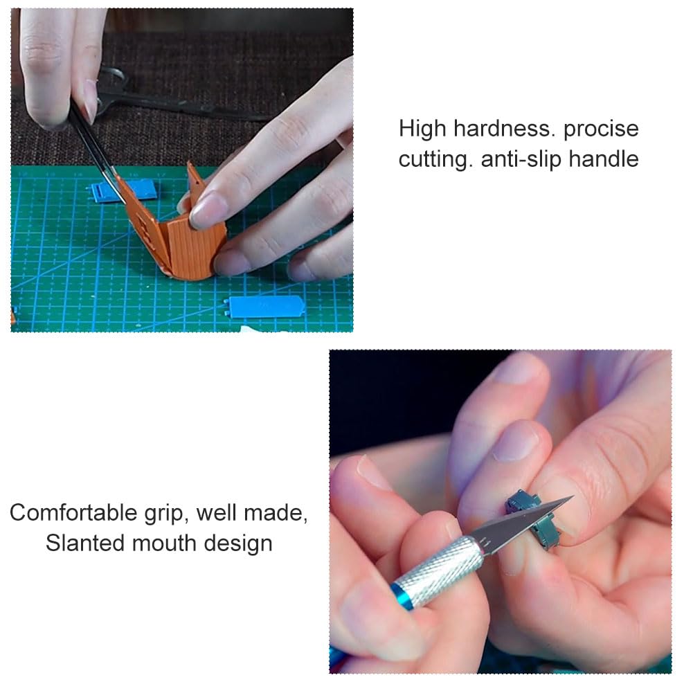 Gereedschapsset voor het maken van modellen – doe-het-zelf-knutsel- en hobbygereedschappen voor miniatuurbouw, automodellen, reparaties en montage – met opbergdoos