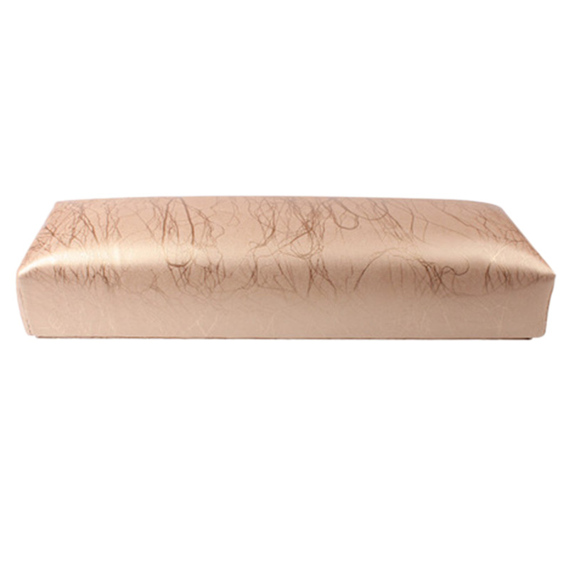Maniküre-Kissen Mit Edelstahl-Stützen – Verstellbare Handauflage Für Nageldesign & Salon, Mikrofaser-PU-Leder