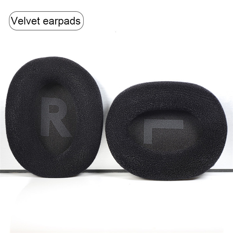Almohadillas de repuesto para auriculares Logitech G Pro X, accesorios de funda para auriculares: Black VelVet