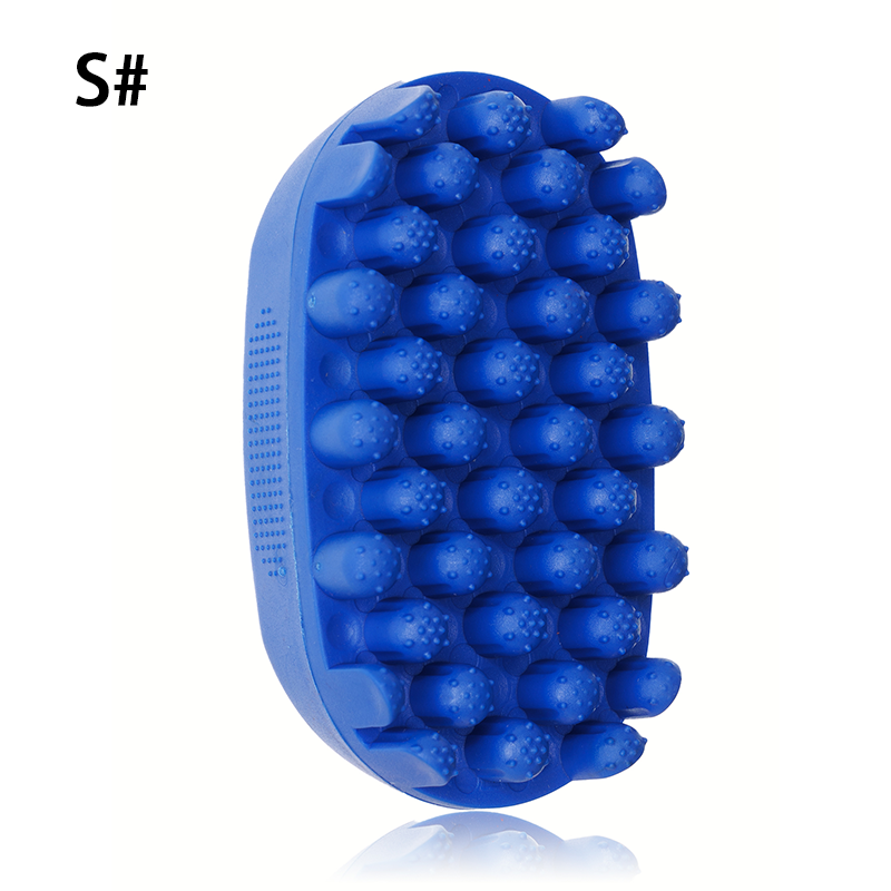 Esponja de pelo rizado , cepillo giratorio, bobina mágica africana, onda, rastas, cepillo de pelo Natural, herramienta de Peinado de salón Afro, 1 Uds.: Azul