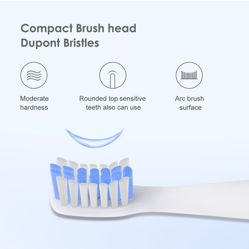 Sarmocare M200 Sonic Electric Toothbrush USB Rechargeable 3 Clean Modes IPX7 Waterproof Ultrasonic Automatic Tooth Brush