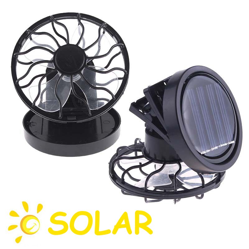 Aurinkokenno tuuletin aurinko teho energia paneeli jäähdytys jäähdytin olohuone talo pieni mini tuuletin pc / kannettava tietokone / kannettava kesätuuletin