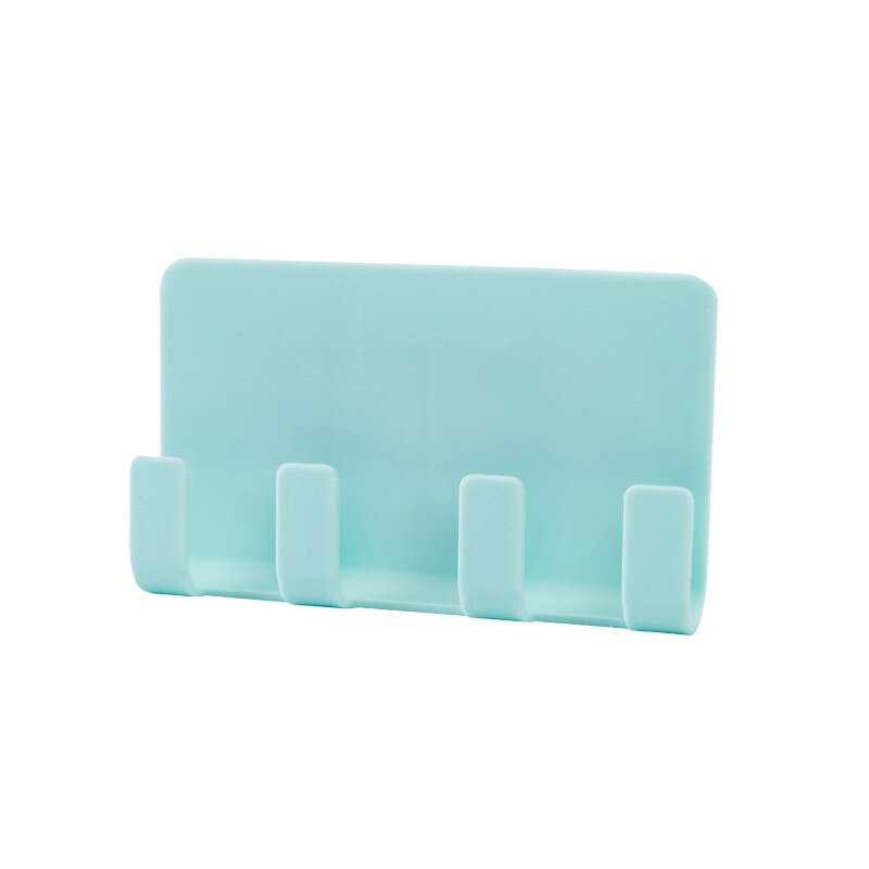 Pasta Mobiele Telefoon Opladen Beugel Muur gemonteerde Tablet Stand Kantoor Huishouden Muur Zonder Trace 4 Haak Opbergrek Sleutel plank