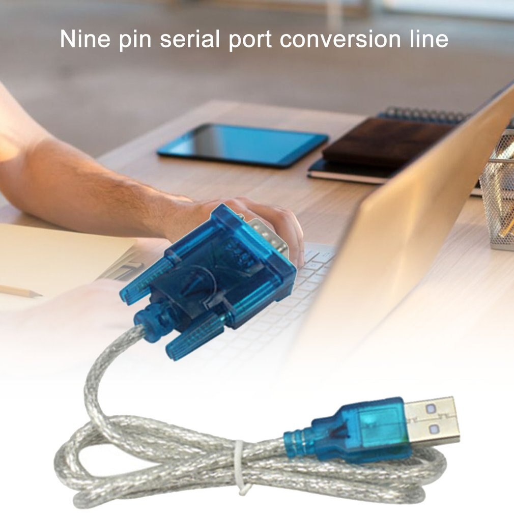USB 2.0 To RS232 Female Port Serial Line PLC LED CNC Screen Debugging Line Supports Win7 8 Transfer Line