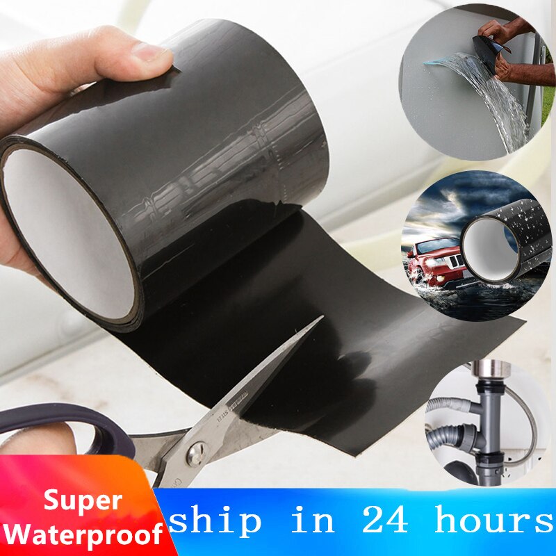 20*20cm Super Strong Waterproof Tape Stop Leaks Seal Repair Tape Performance Self Fix Tape Adhesive Insulating Duct Tape